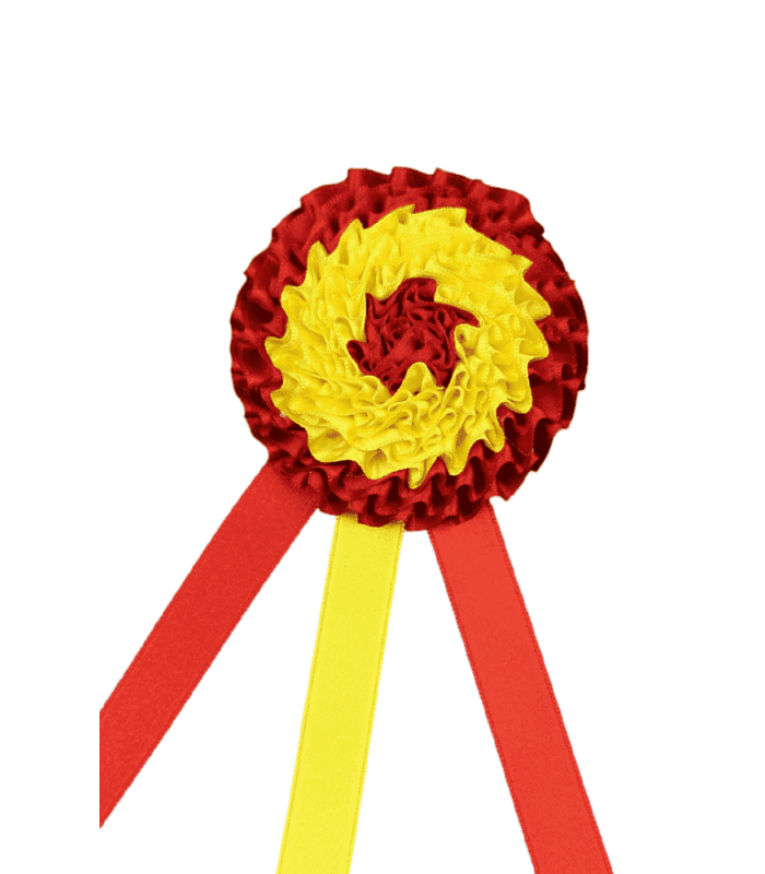 Divisa Taurina Roja y Amarilla