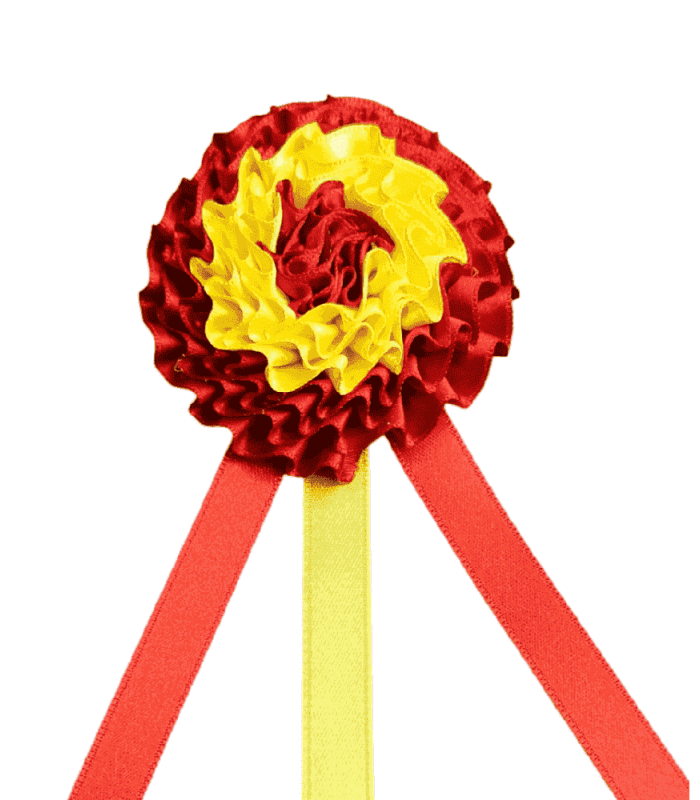 Divisa Taurina Roja y Amarilla