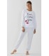 Pijama Mujer Tundosado "Bed, I Love You" 23208954 Diassi