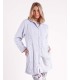 Bata de Casa para Mujer "Indian Scarf" Azul 57414 ADMAS CLASSIC