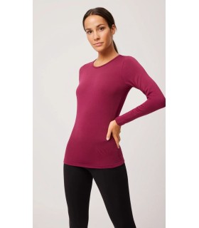 Camiseta Mujer Térmica Color Red Plum 70002 Ysabel Mora