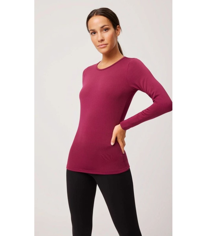 Camiseta Mujer Térmica Color Red Plum 70002 Ysabel Mora