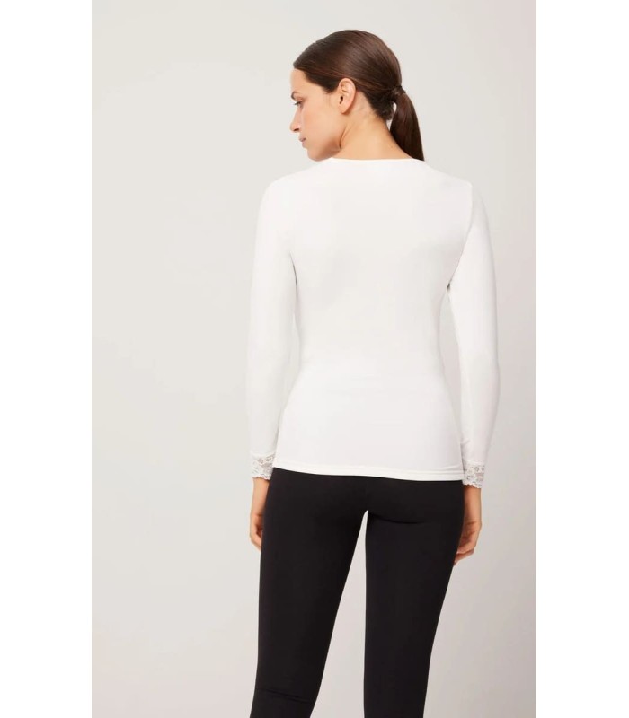Camiseta Mujer Térmica Marfil 70005 Ysabel Mora