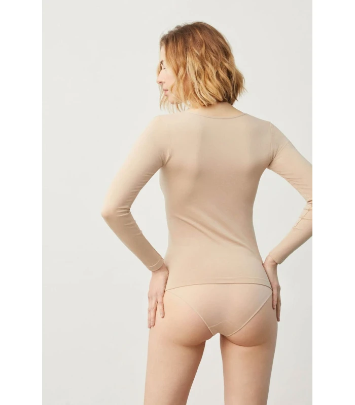 Camiseta Mujer Manga Larga Microfibra Ysabel Mora 19106
