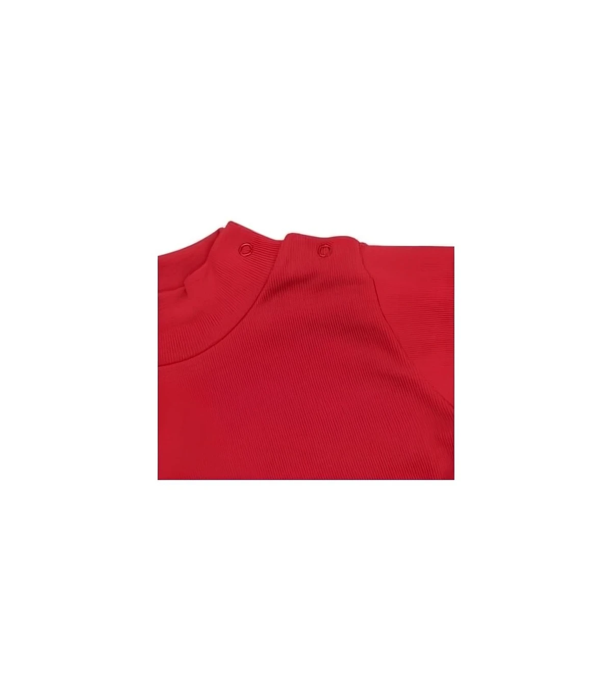 Body de Cuello Semicisne para Bebé Calamaro Baby  Interior Afelpado Suave, Apertura Lateral con Broches