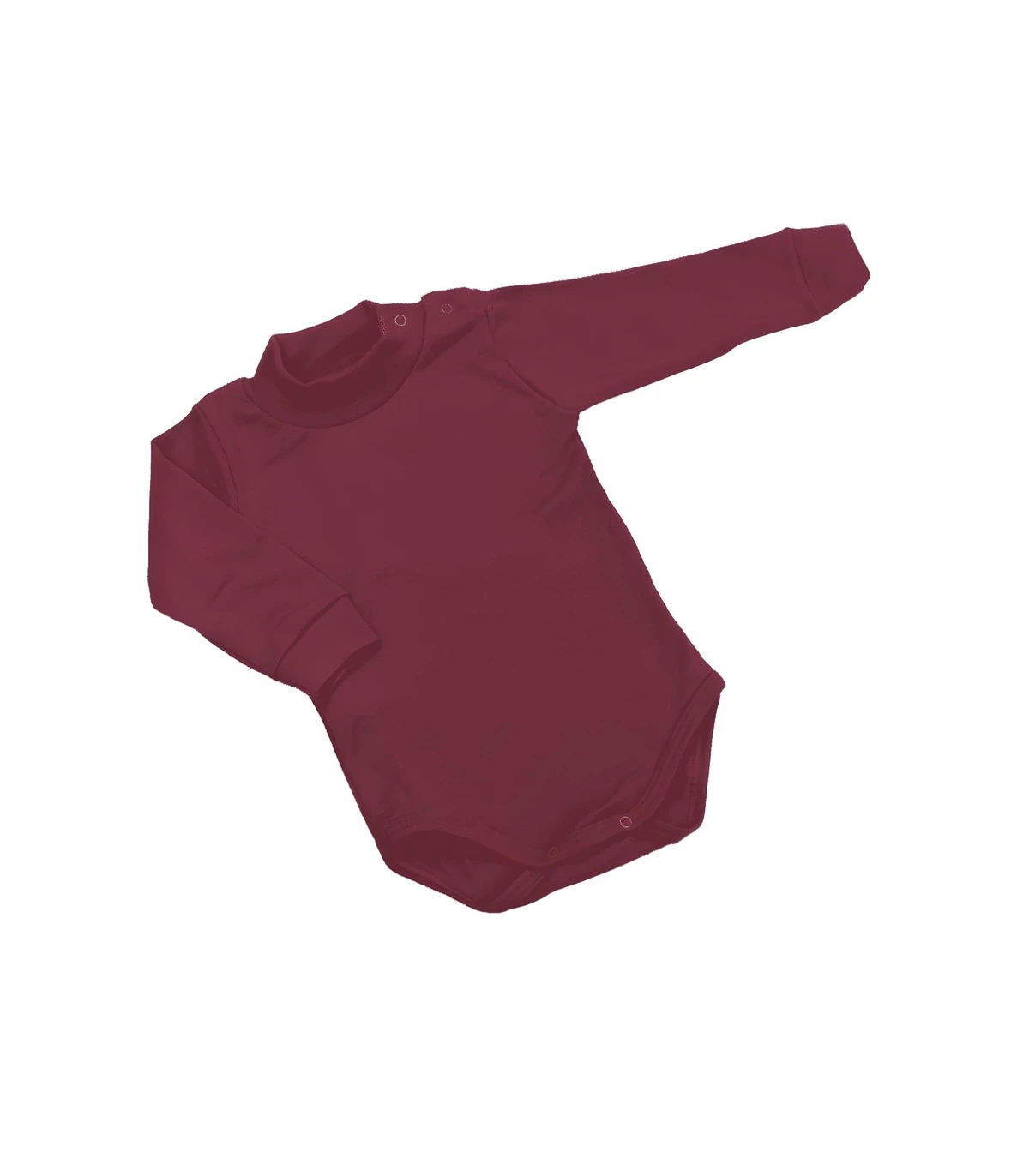 Body de Cuello Semicisne para Bebé Calamaro Baby  Interior Afelpado Suave, Apertura Lateral con Broches