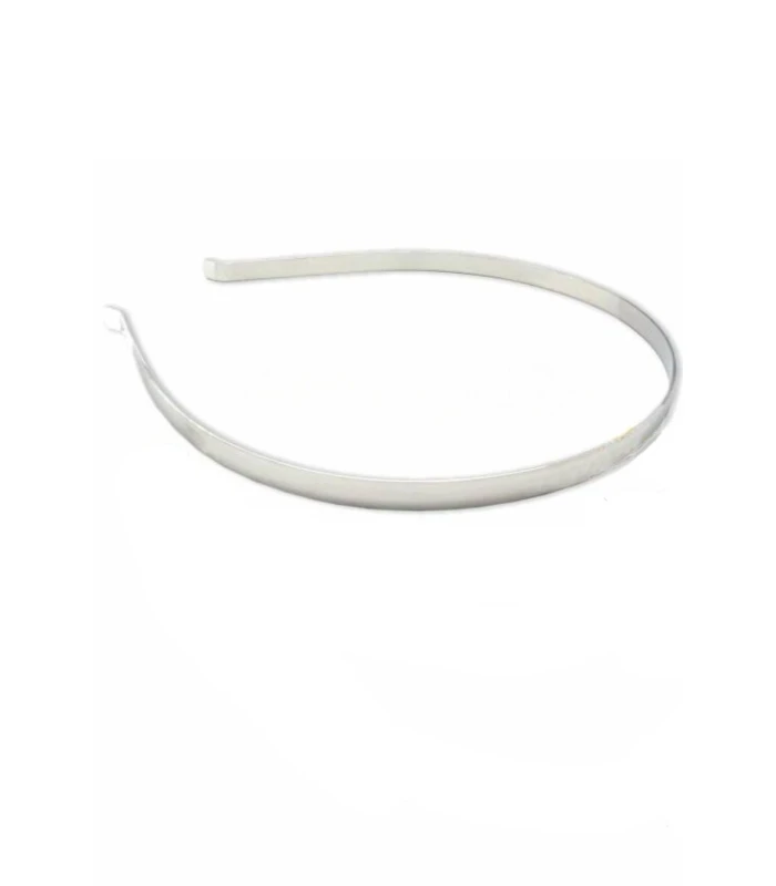 Diadema Metal 4mm Plateada