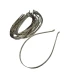 Diadema Metal 4mm Plateada