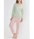 Pijama Mujer Verano Largo FLOWERS Diassi Woman