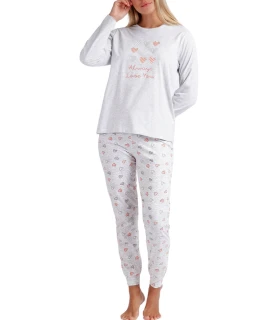 Pijama Verano Largo Mujer ALWAYS LOVE 62033 Admas