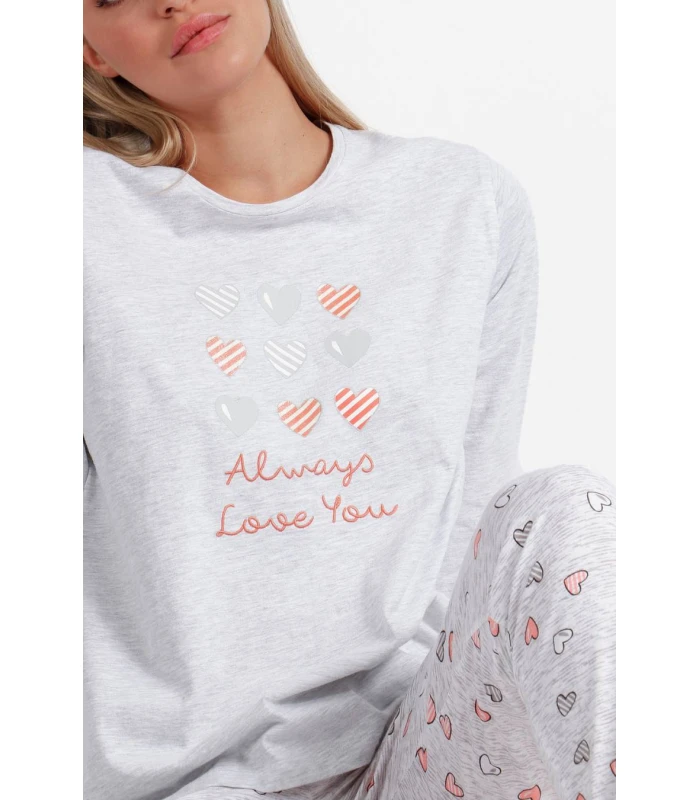 Pijama Verano Largo Mujer ALWAYS LOVE 62033 Admas