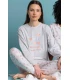 Pijama Verano Largo Mujer ALWAYS LOVE 62033 Admas