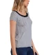 Camiseta Mujer Manga Corta Rayas 43525 Admas