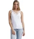Camiseta Sin Mangas Blanca Guipur 43485 Admas