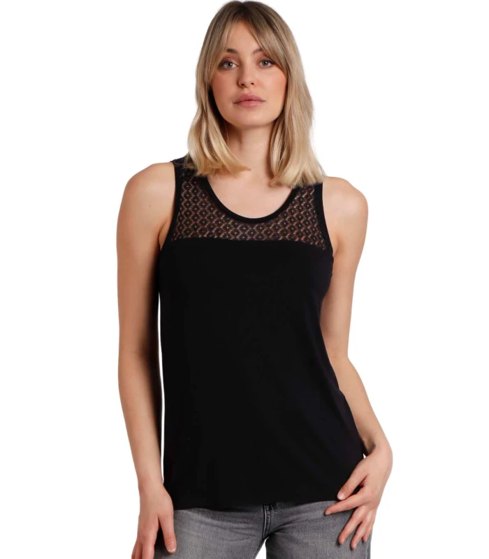 Camiseta Mujer Sin Mangas Lace 43520 Admas