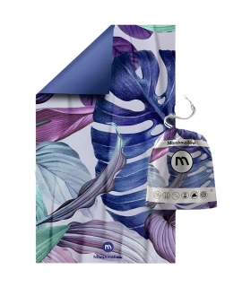Toalla Microfibra XL Marshmallow Home Hojas Tropicales 90x180cm MF-234011