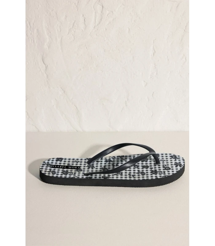 Chanclas Mujer Verano Negras 86077 Ysabel Mora