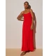 Vestido Largo Tirantes Coral