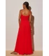 Vestido Largo Tirantes Coral