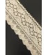 Encaje Bolillo 7.5cm Blanco y Beige