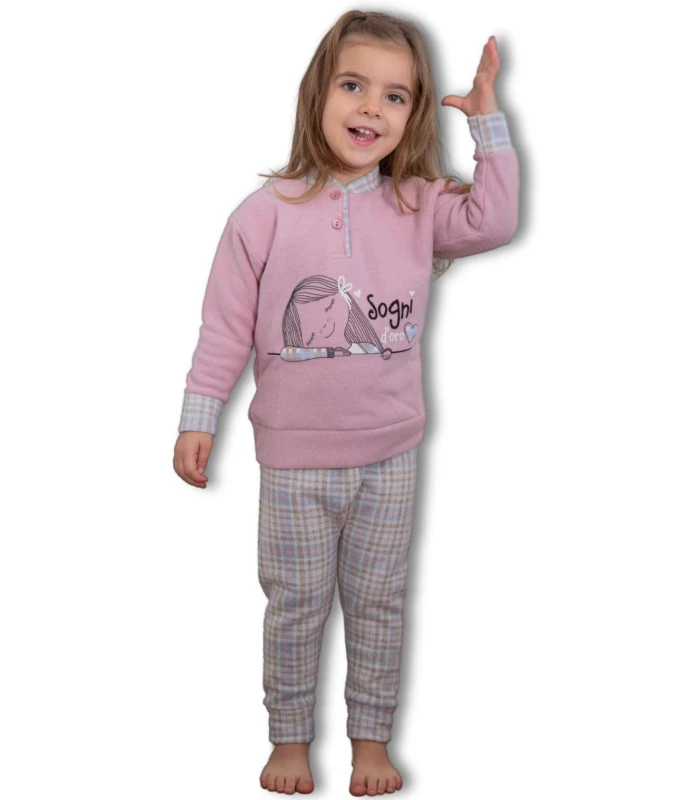 Pijama Infantil Niña Punto Milano Estampado