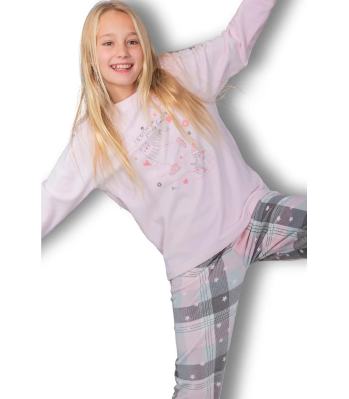 Pijama Niña Spandex "Osito" 244609 Muslher