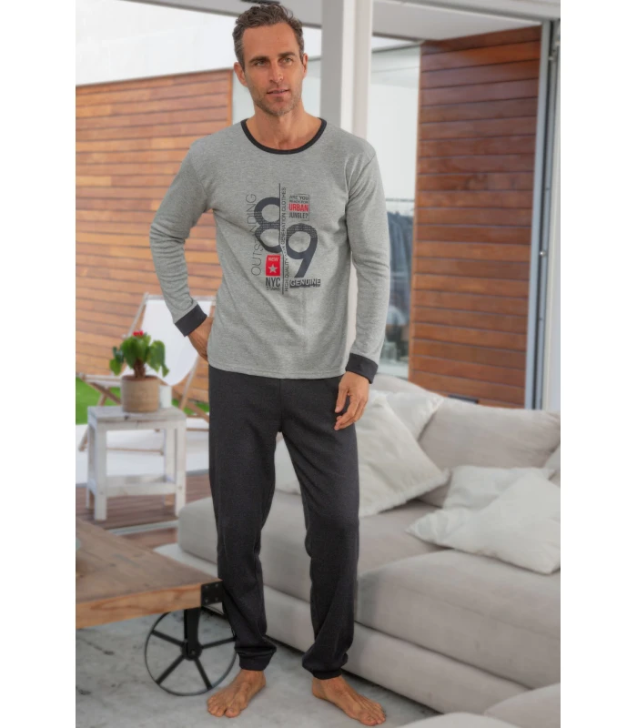 Pijama Hombre Interlock Afelpado 245652 Muslher