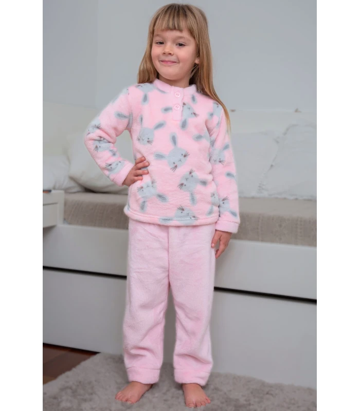 Pijama Infantil Niña Coralina "Conejitos" 242612 Muslher