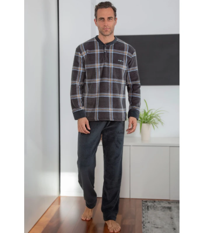 Pijama Invierno Coralina Hombre 245657 Muslher