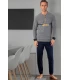 Pijama Hombre Invierno Tallas Especiales 245619 Muslher