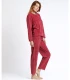 Pijama Invierno Mujer Terciopelo 60091 Rojo Admas
