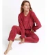 Pijama Invierno Mujer Terciopelo 60091 Rojo Admas