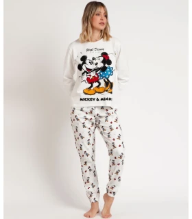 Pijama Invierno Mujer Micky and Minnie 62271 Disney