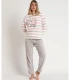 Pijama Invierno Coralina Mujer Snoopy 62425 PEANUTS