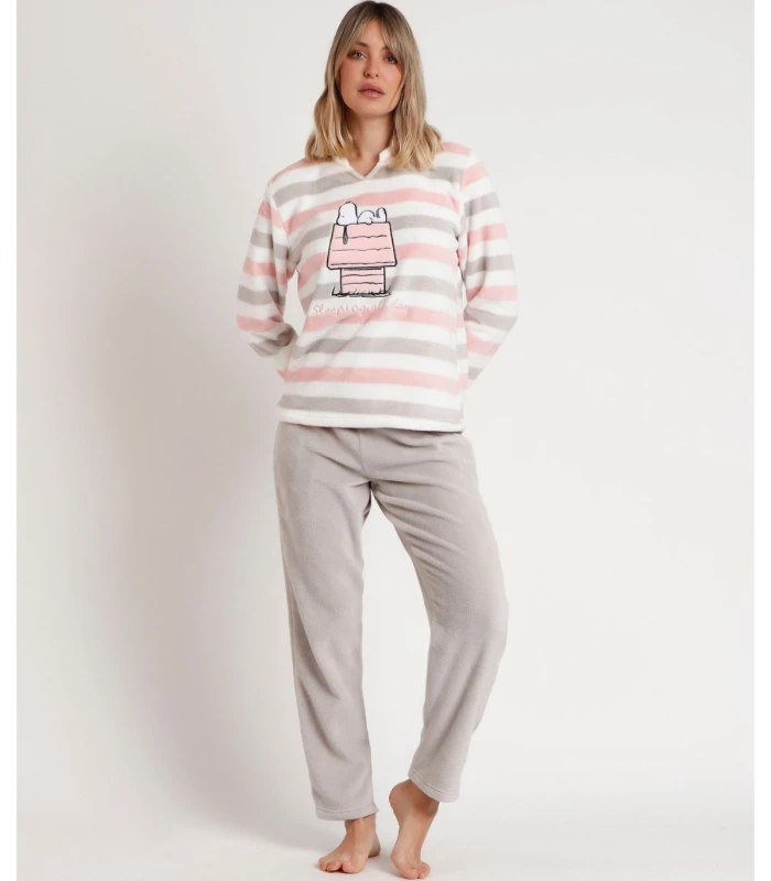 Pijama Invierno Mujer Snoopy 62425 PEANUTS