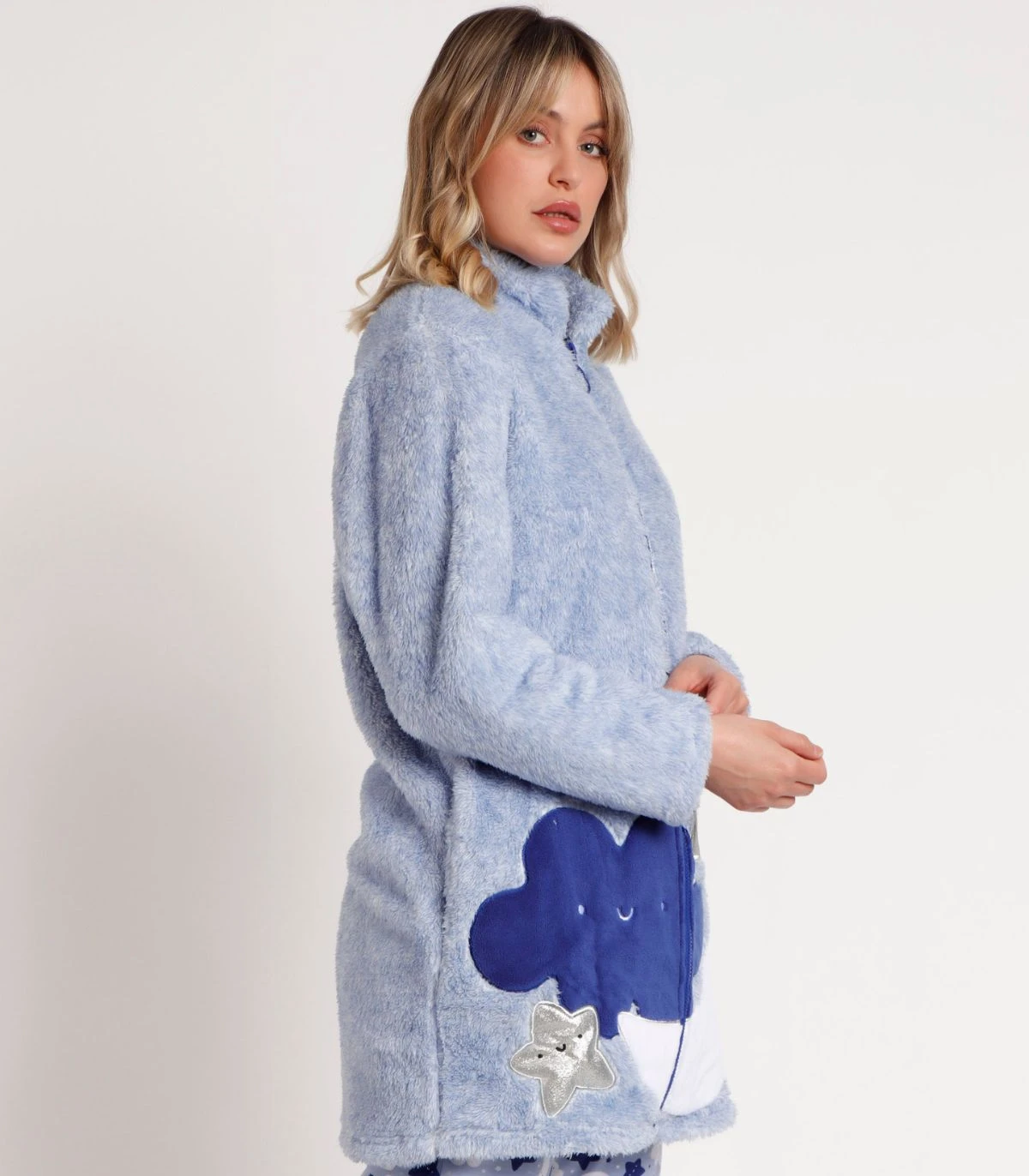 Bata Calentita ADMAS para Mujer con Cremallera Talla L