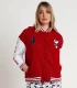 Chaqueta Calentita PEANUTS Snoopy Cool para Mujer - Manga Larga Burdeos