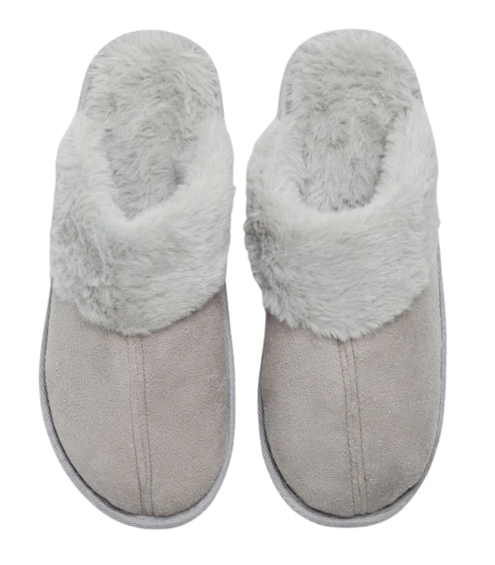 Zapatillas de Casa Mujer Gris Ysabel Mora