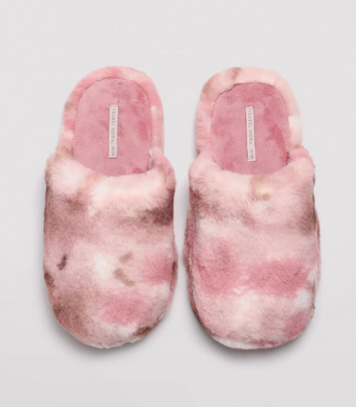 Zapatillas de Casa Mujer Difuminado Rosa Ysabel Mora