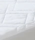 Cubrecolchón Velfont Microfibra Aloe Vera Reversible - Acolchado y Ajustable