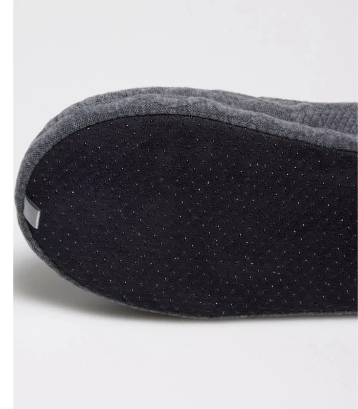 Zapatillas de Casa Hombre Color Gris de Ysabel Mora