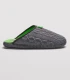 Zapatillas de Casa Hombre Color Gris de Ysabel Mora
