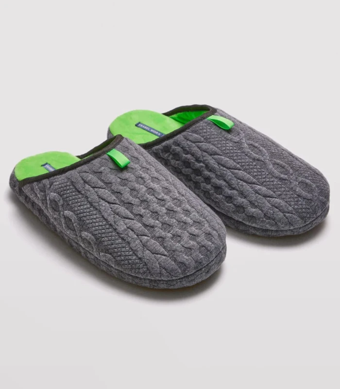 Zapatillas de Casa Hombre Color Gris de Ysabel Mora