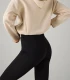 Leggings  Térmicos Mujer de Algodón Color Negro Ysabel Mora