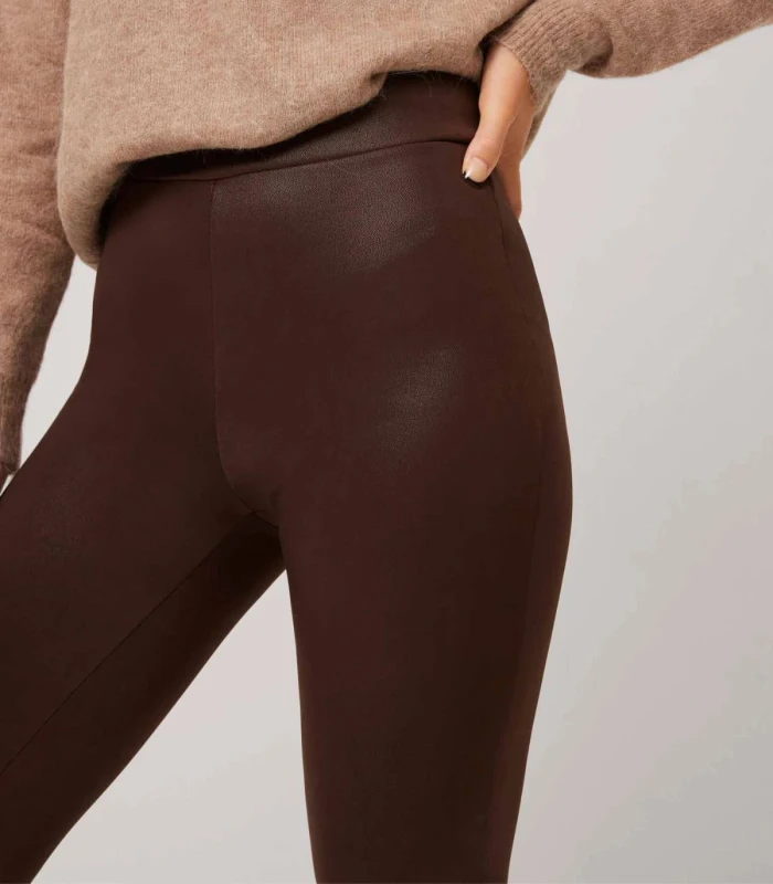 Leggings Térmicos Mujer Marrón 70293 Ysabel Mora