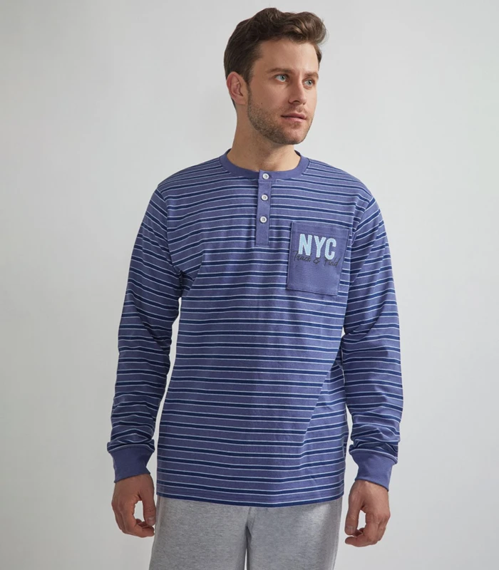 Pijama hombre interlock NYC - DIASSI MAN