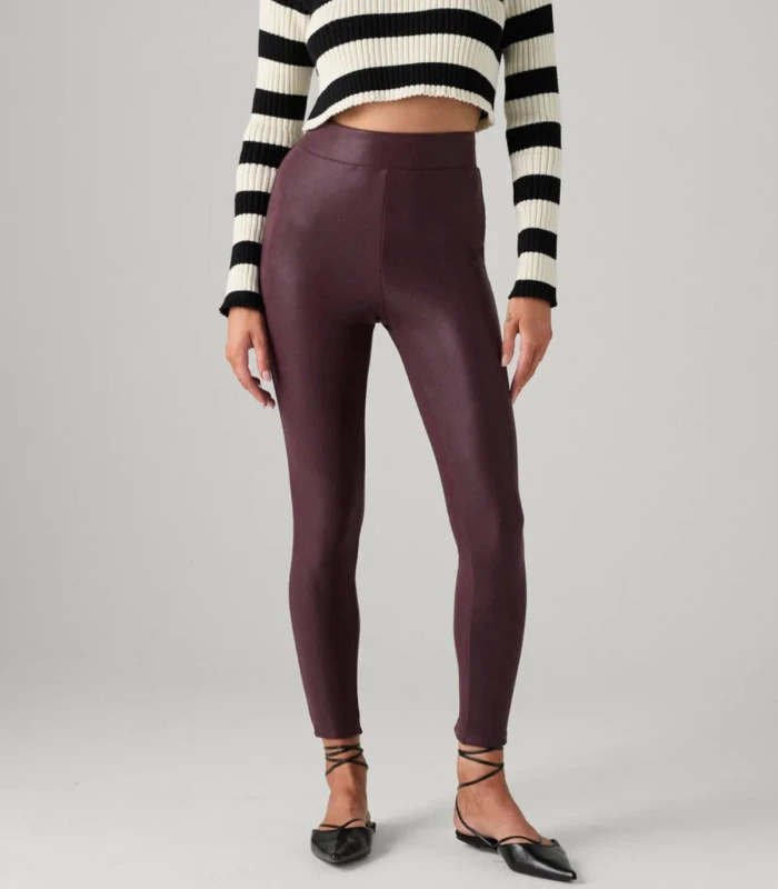 Leggings Térmicos Mujer Efecto Piel Morado 70293 Ysabel Mora