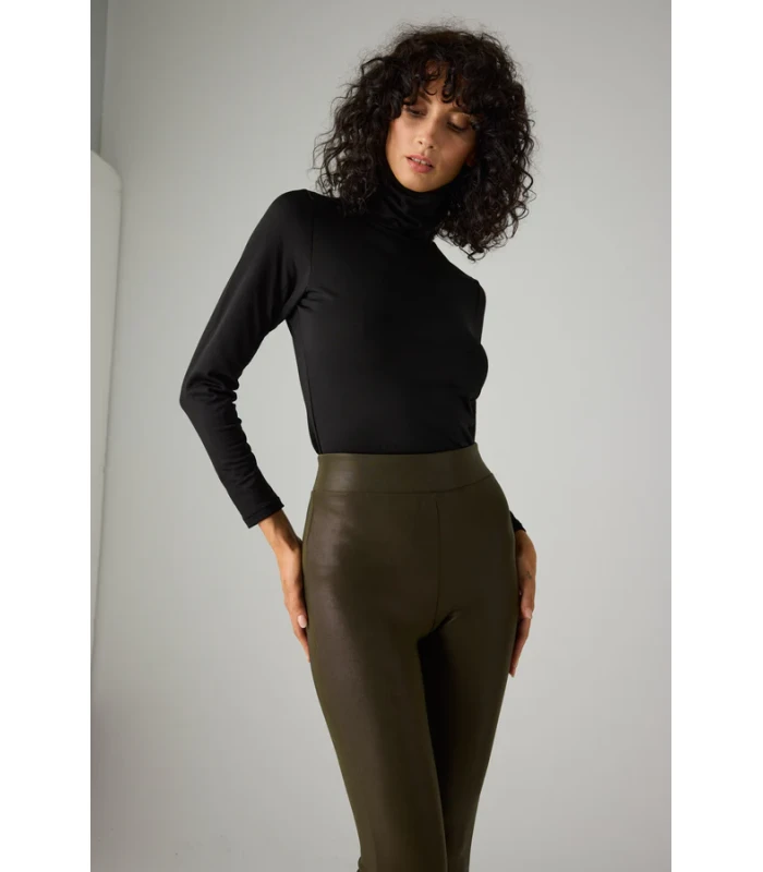 Leggings Térmicos Mujer Efecto Piel Verde 70293 Ysabel Mora
