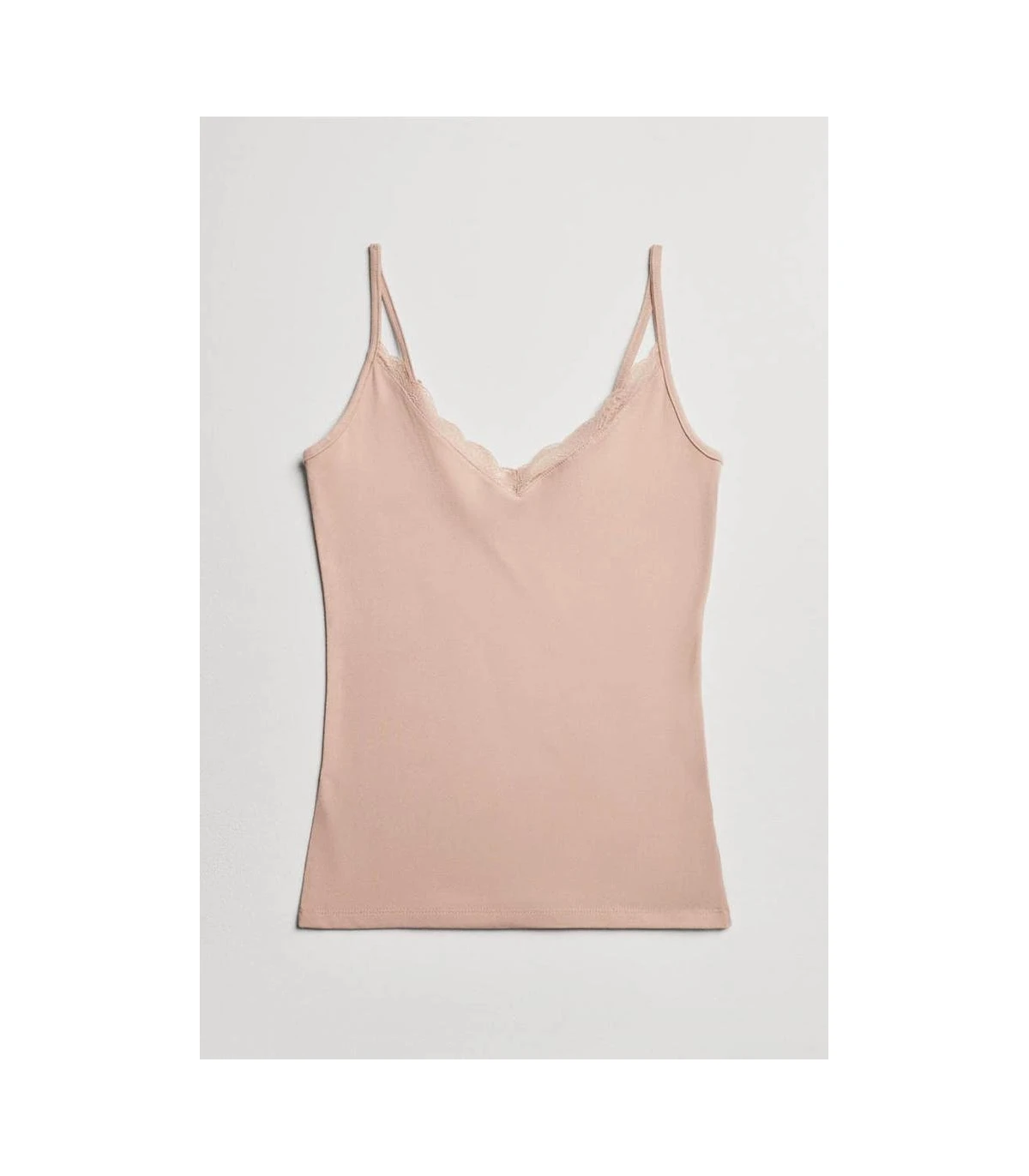 Camiseta Interior de Tirantes para Mujer Ysabel Mora Tirante Fino Regulable,Costuras Planas  19687