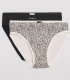 Pack de 2 Bragas Midi C'est La Vie de Ysabel Mora